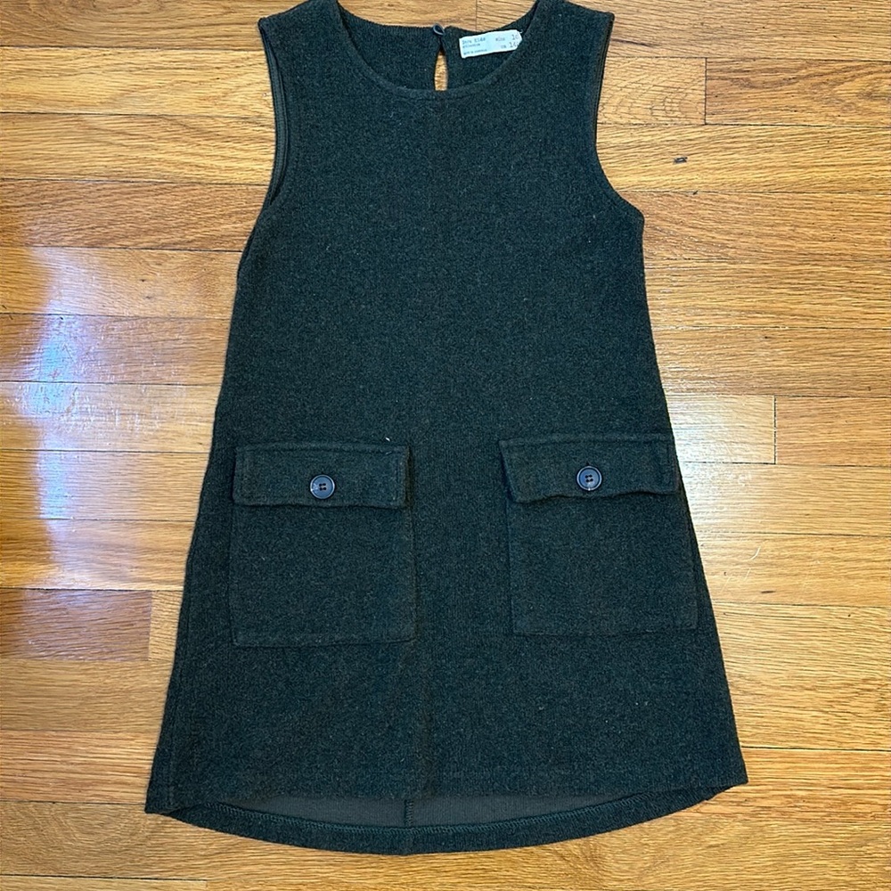 Zara Gray/green sweater dress, size 10
